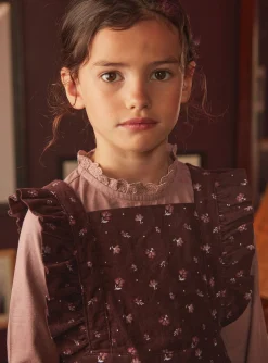 Sergent Major Robe & Combinaison-Robe tablier chocolat en velours