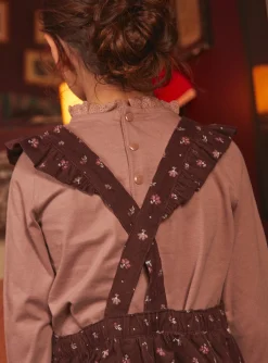 Sergent Major Robe & Combinaison-Robe tablier chocolat en velours