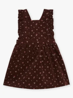 Sergent Major Robe & Combinaison-Robe tablier chocolat en velours