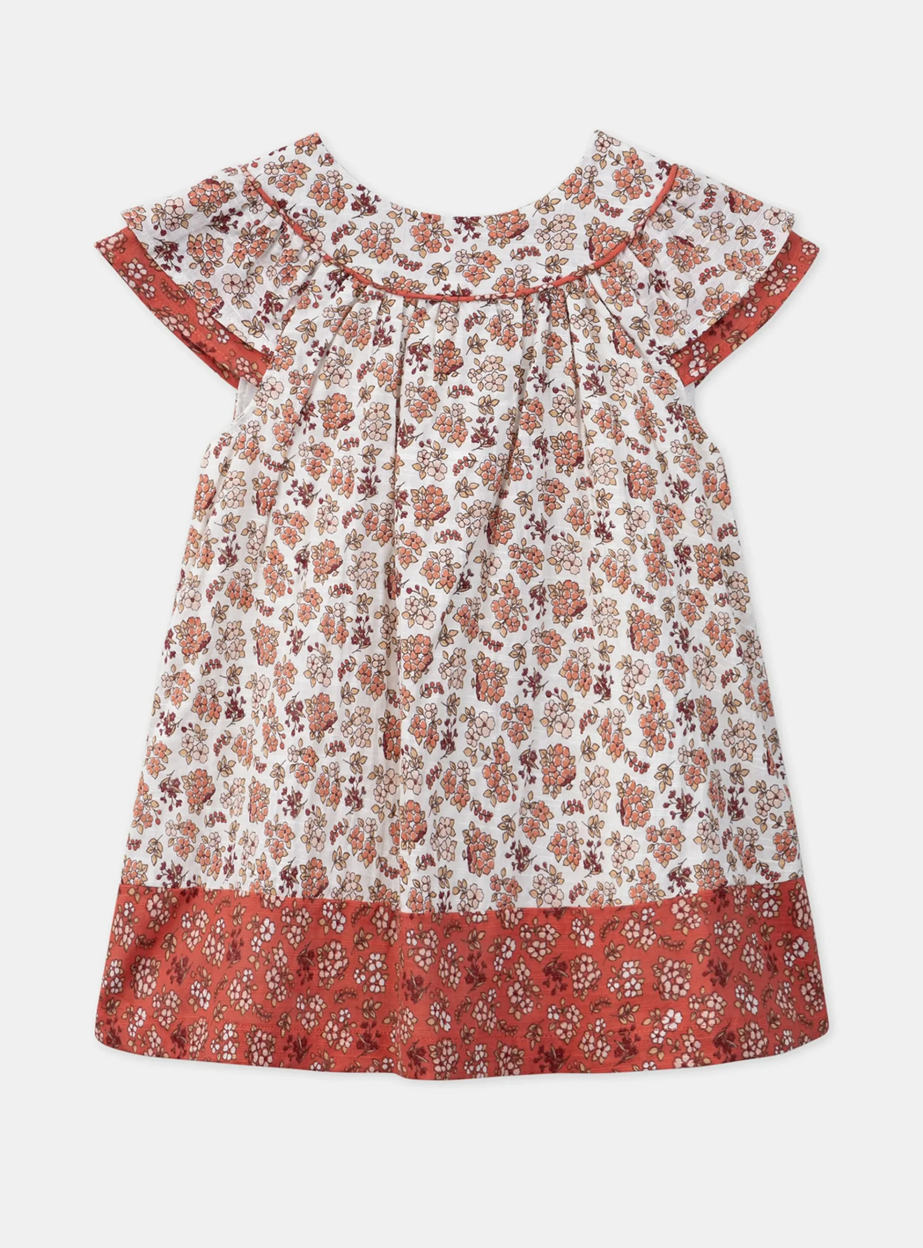 Sergent Major Robe-Robe terracotta patchwork