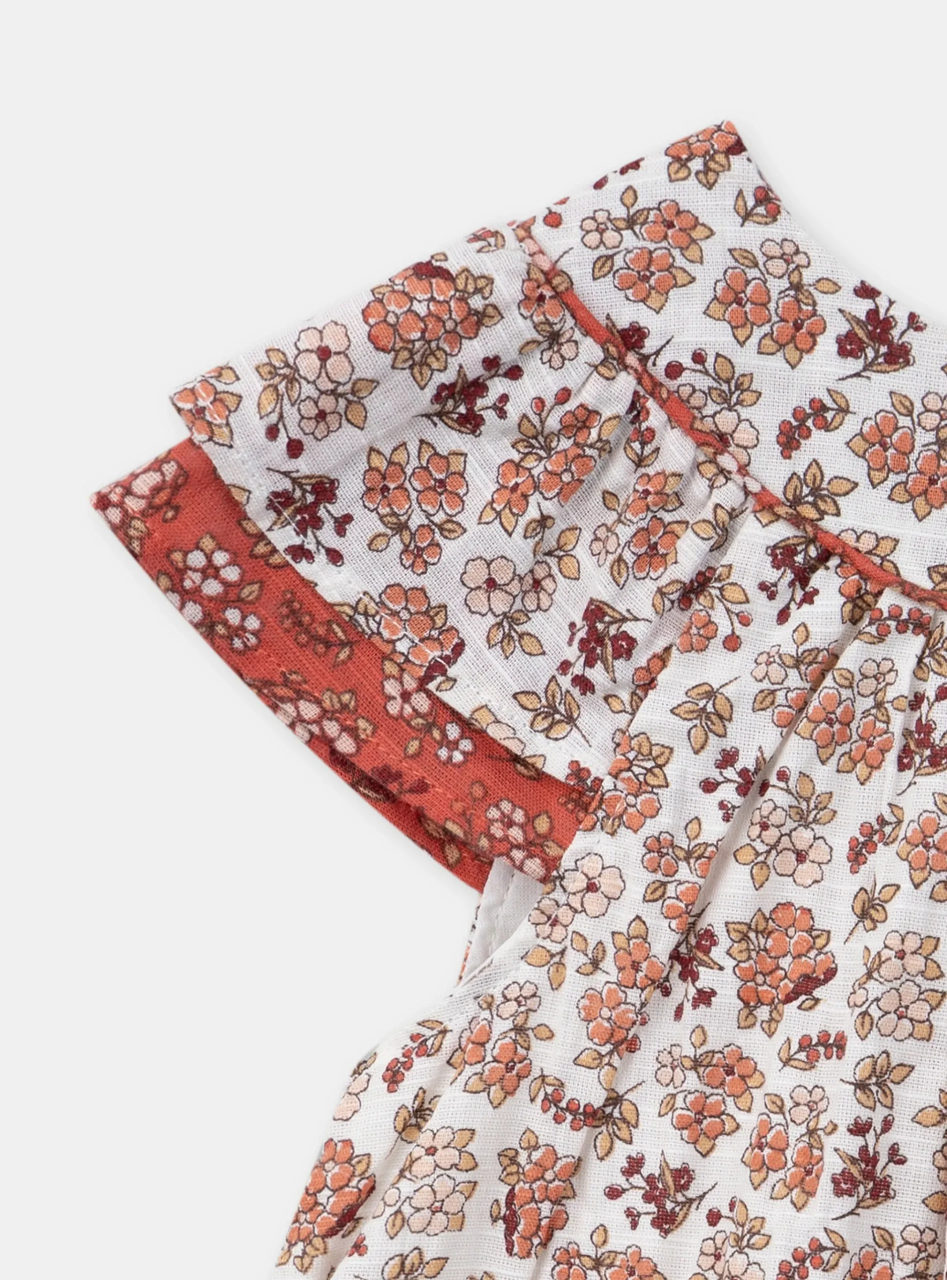 Sergent Major Robe-Robe terracotta patchwork