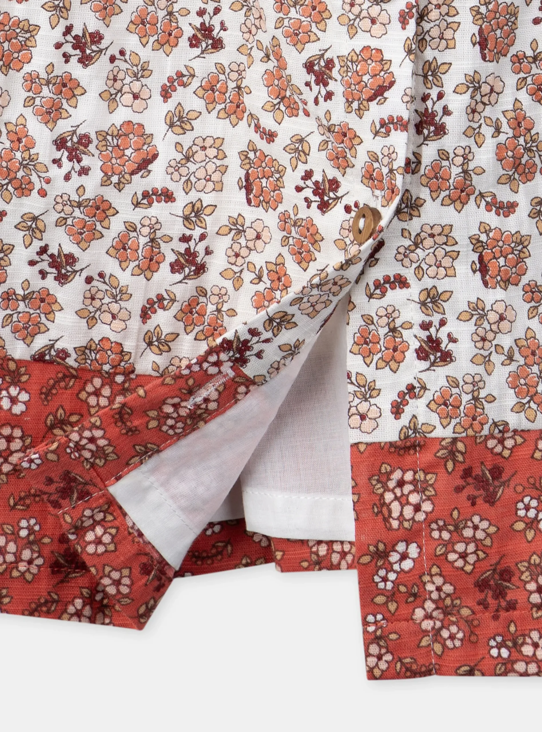 Sergent Major Robe-Robe terracotta patchwork