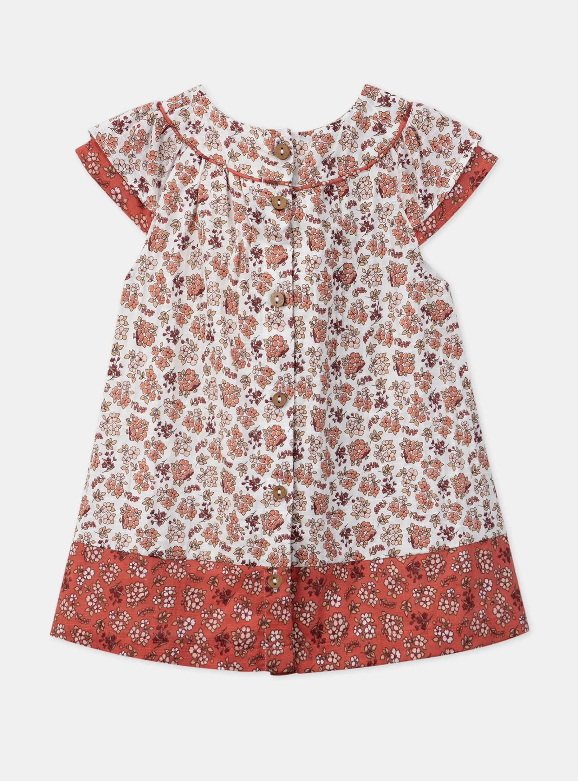 Sergent Major Robe-Robe terracotta patchwork