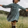 Sergent Major Robe & Combinaison-Robe vert &eacute;meraude &agrave; imprim&eacute; fleuri