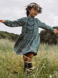 Sergent Major Robe & Combinaison-Robe vert émeraude à imprimé fleuri