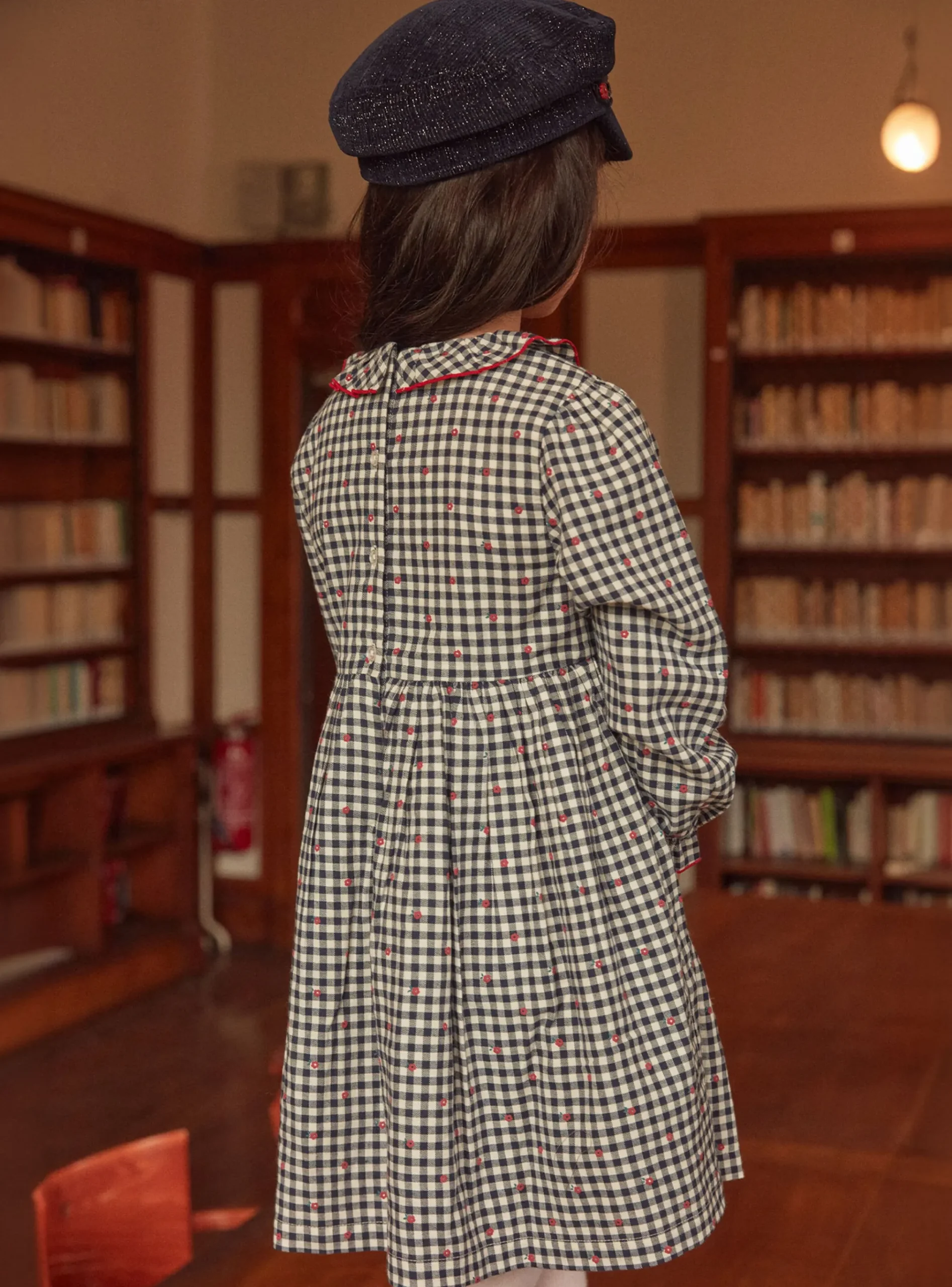 Sergent Major Robe & Combinaison-Robe vichy à motifs fleurs