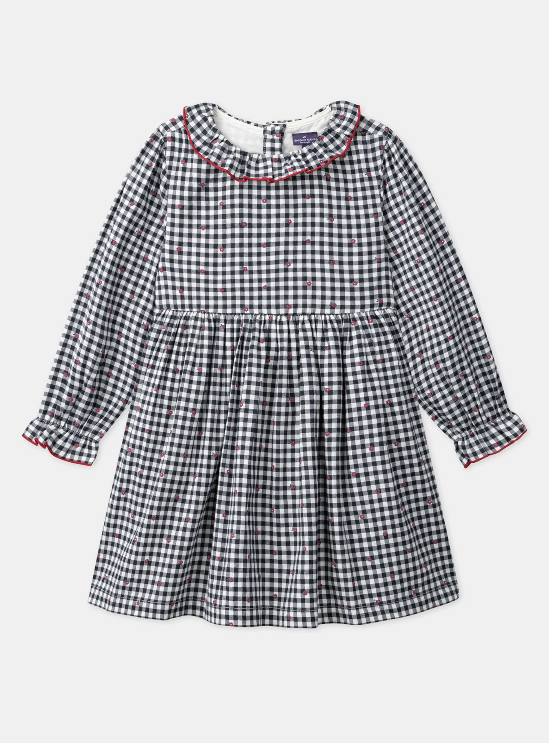 Sergent Major Robe & Combinaison-Robe vichy à motifs fleurs
