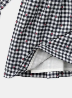 Sergent Major Robe & Combinaison-Robe vichy à motifs fleurs