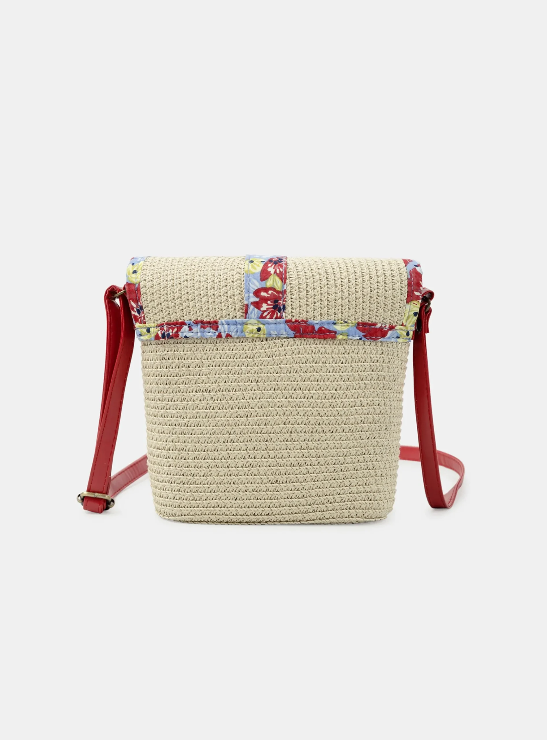 Sergent Major Sac, Cartable & Parapluie-Sac en paille avec anse en simili cuir