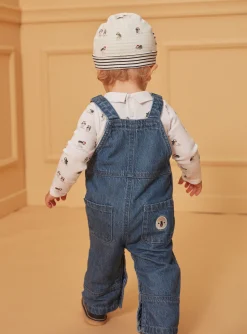 Sergent Major Ensemble, Combinaison & Salopette-Salopette longue en denim