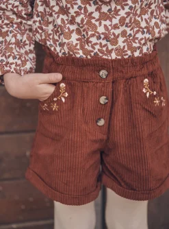 Sergent Major Jupe & Short-Short brique en velours