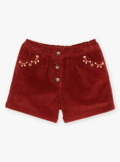 Sergent Major Jupe & Short-Short brique en velours