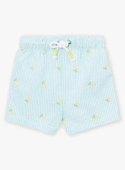 Sergent Major Maillot De Bain-Short de bain bleu &agrave; imprim&eacute; rayures
