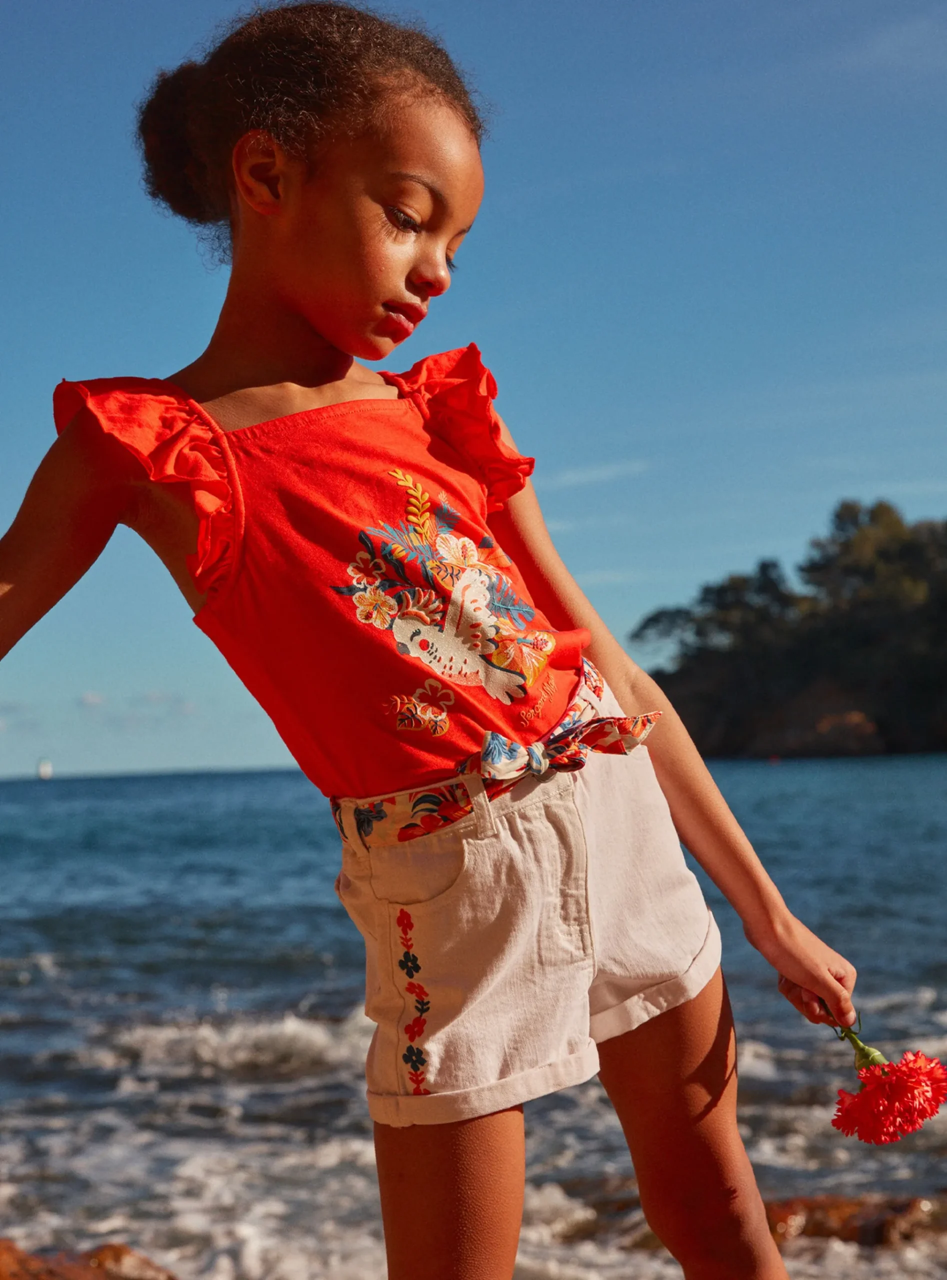 Sergent Major Jupe & Short-Short Ecru
