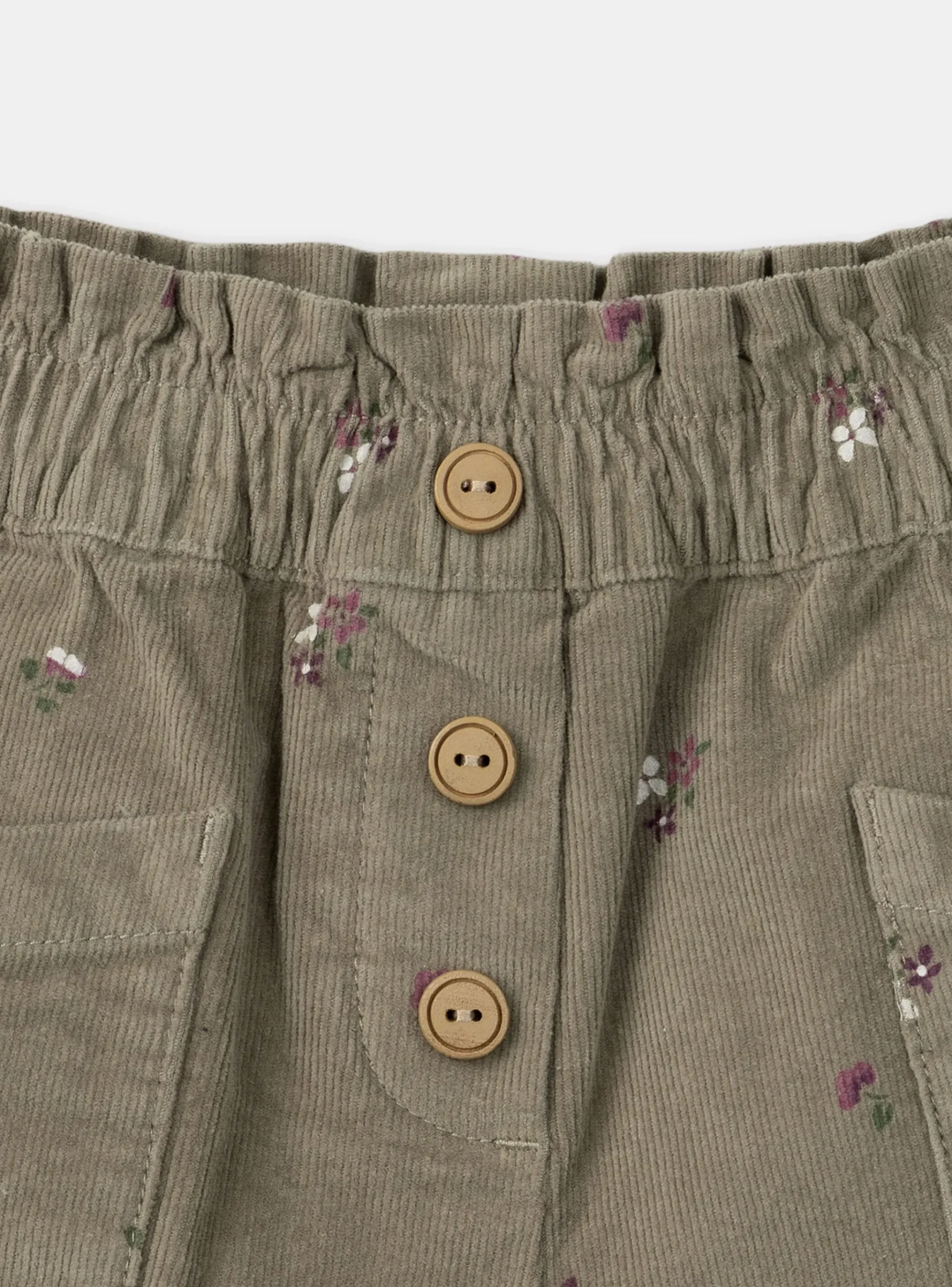 Sergent Major Jupe & Short-Short en velours fleuri