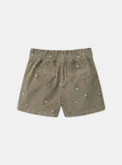 Sergent Major Jupe & Short-Short en velours fleuri
