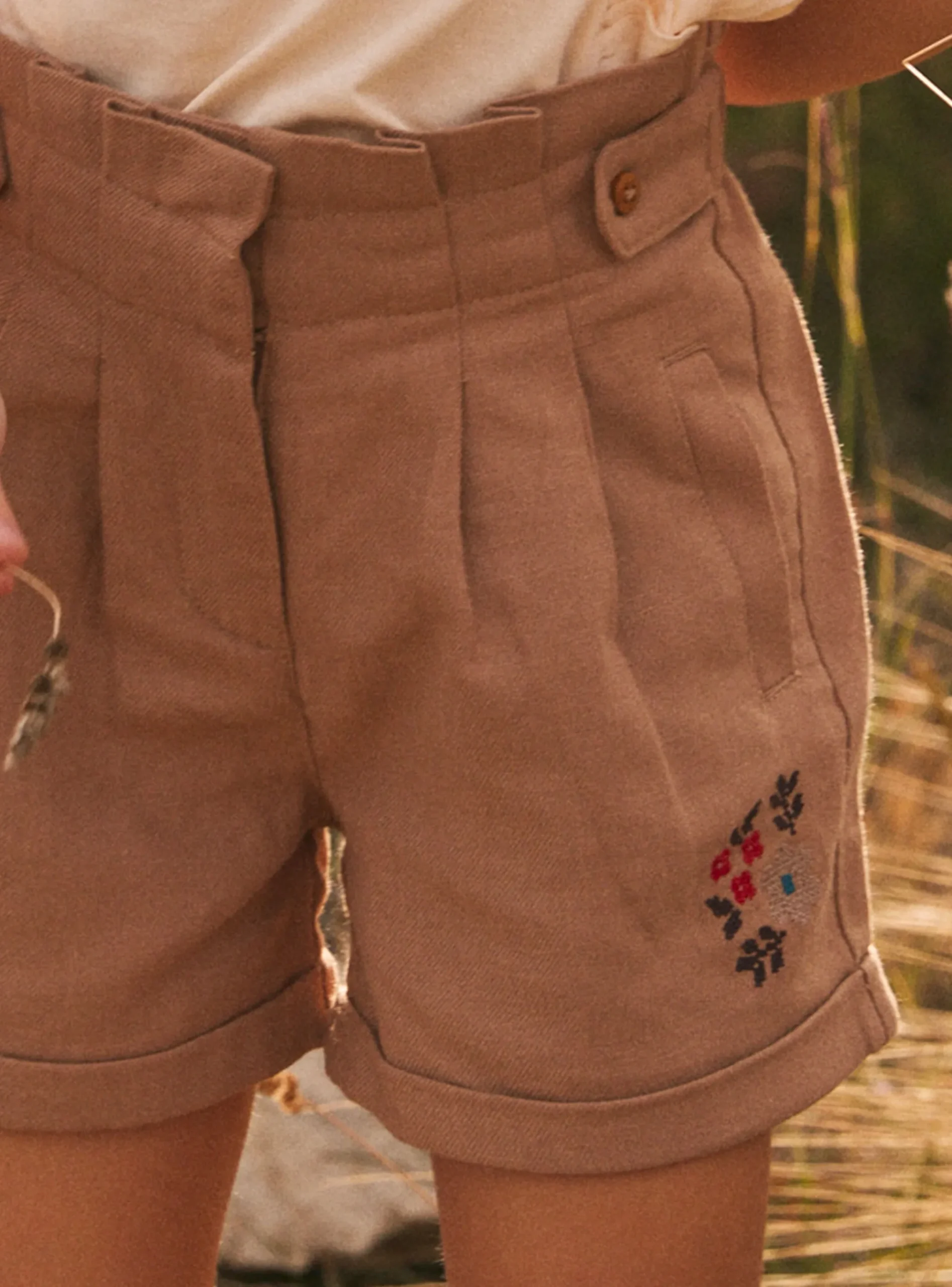 Sergent Major Jupe & Short-Short Marron