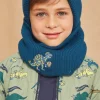 Sergent Major Chapeau & Tour De Cou | Bonnet, Echarpe, & Gant-Snood bleu p&eacute;trole en tricot