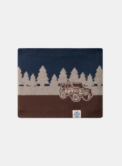 Sergent Major Bonnet, Echarpe, & Gant-Snood tricot jacquard