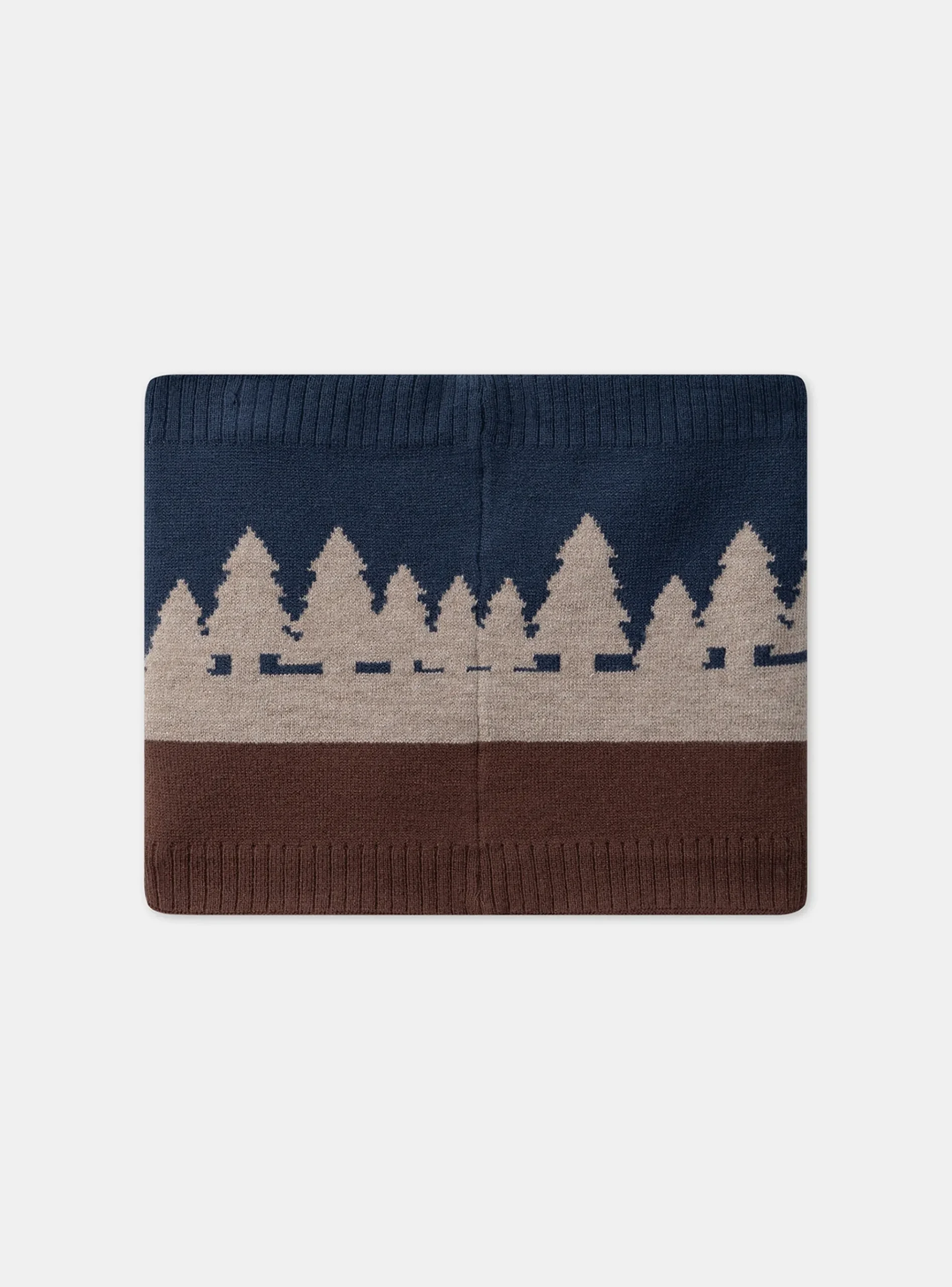 Sergent Major Bonnet, Echarpe, & Gant-Snood tricot jacquard