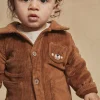 Sergent Major Chemise, T-shirt & Polo-Surchemise marron en velours c&ocirc;tel&eacute;
