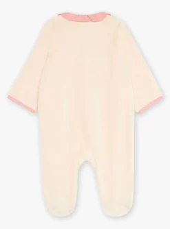 Sergent Major Pyjama & Grenouillère-Surpyjama nude en fourrure synth&eacute;tique