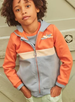 Sergent Major Pull, Gilet & Sweat-Sweat à capuche bleu azur
