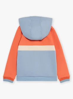 Sergent Major Pull, Gilet & Sweat-Sweat &agrave; capuche bleu azur