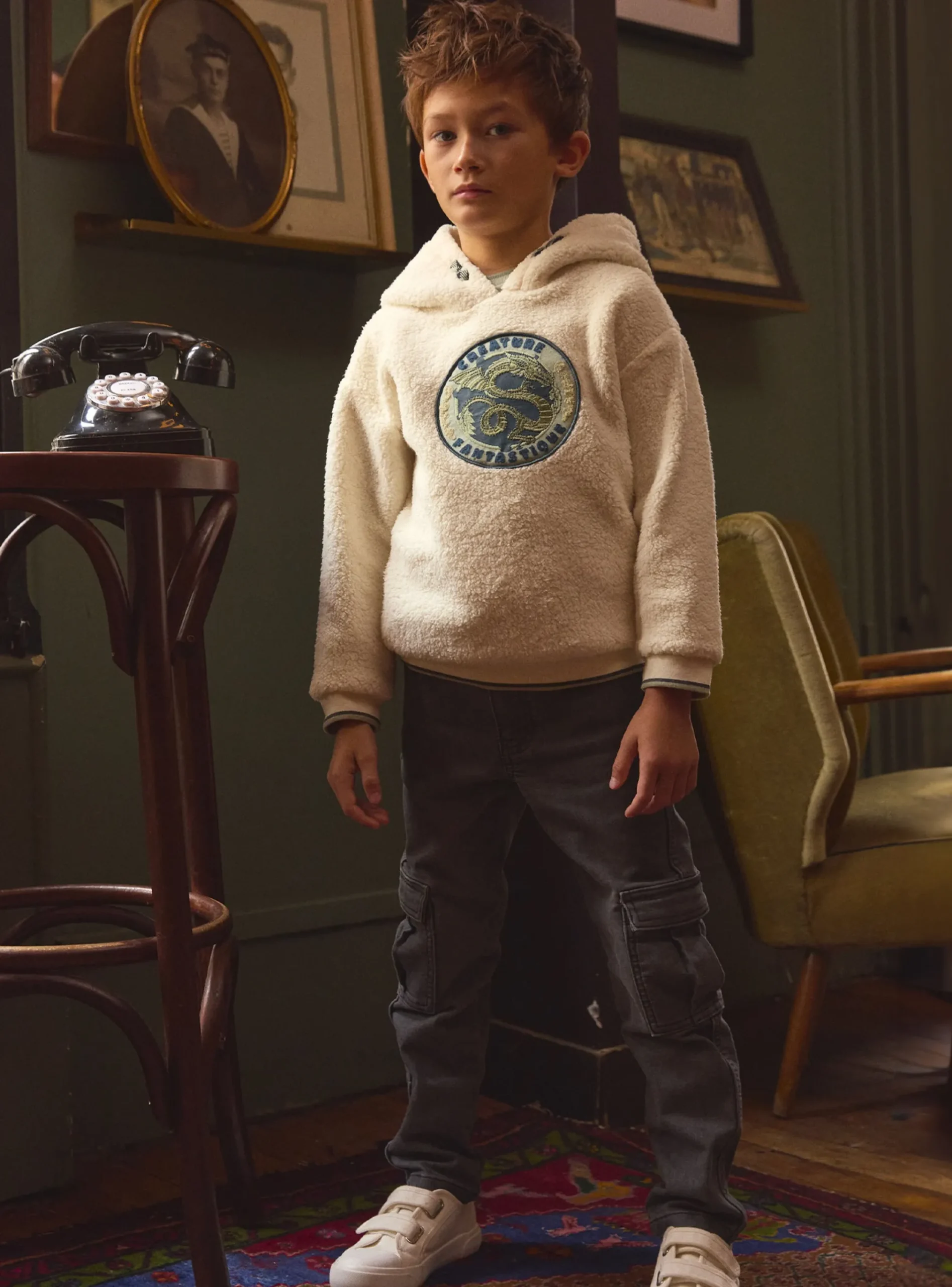 Sergent Major Pull, Gilet & Sweat-Sweat à Capuche Moumoute