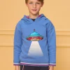 Sergent Major Pull, Gilet & Sweat-Sweat &agrave; capuche Soucoupe Volante