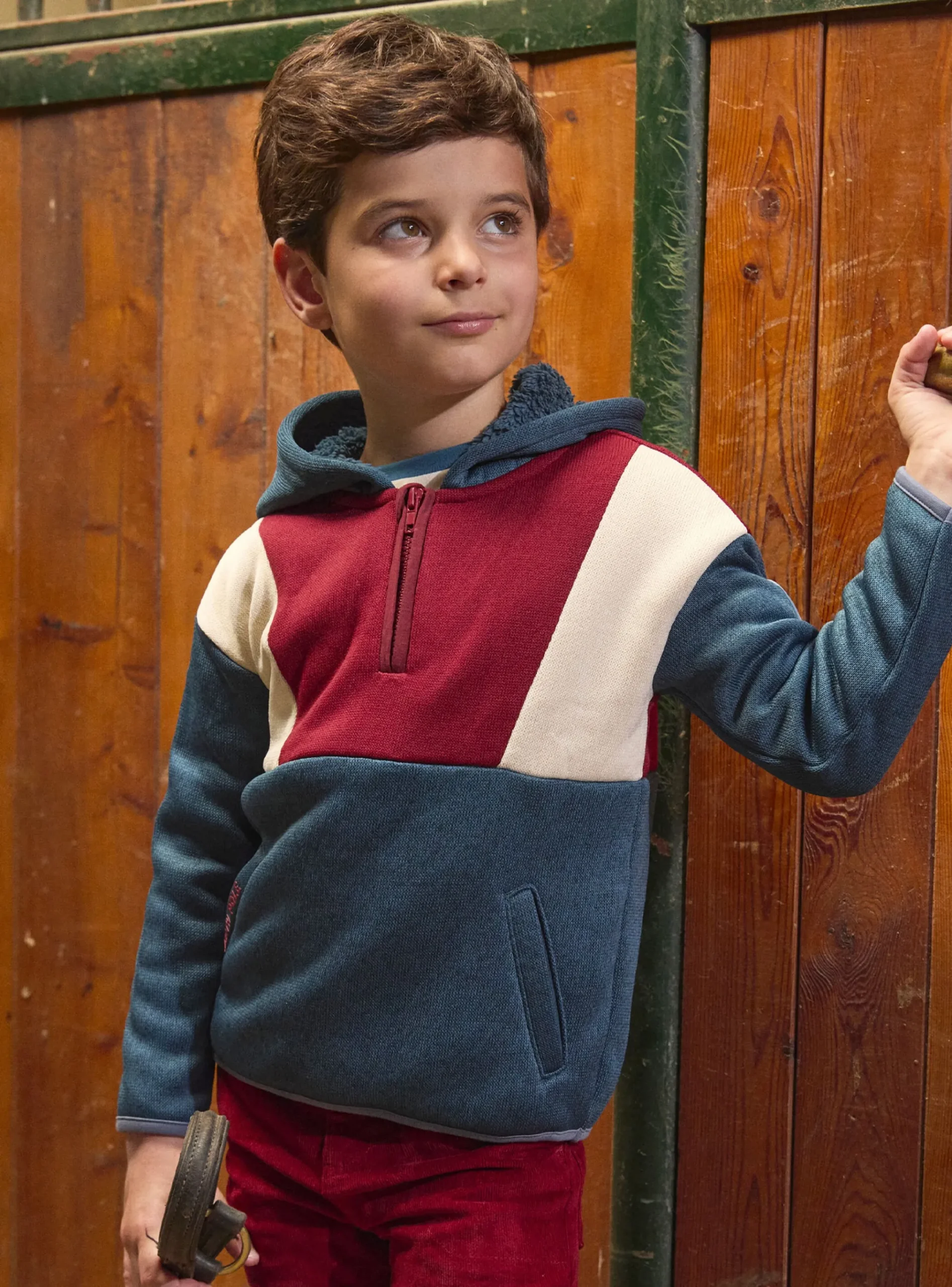 Sergent Major Pull, Gilet & Sweat-Sweat à capuche Tricolore