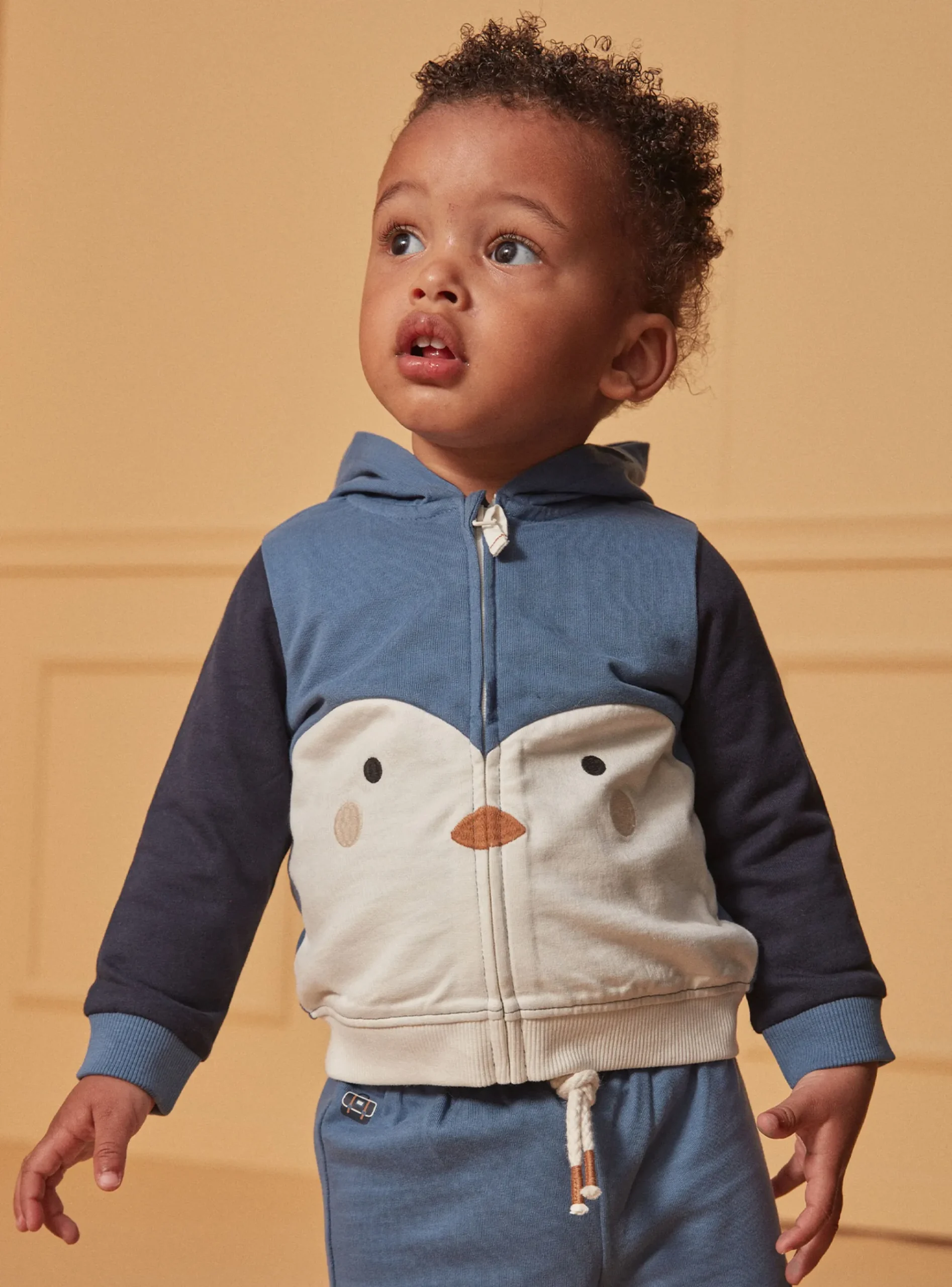Sergent Major Ensemble Jogging-Sweat à capuche tricolore macareux