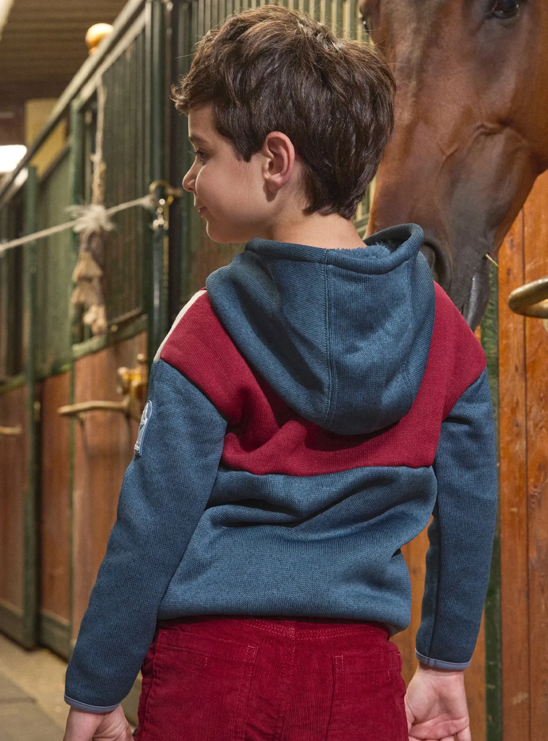 Sergent Major Pull, Gilet & Sweat-Sweat à capuche Tricolore