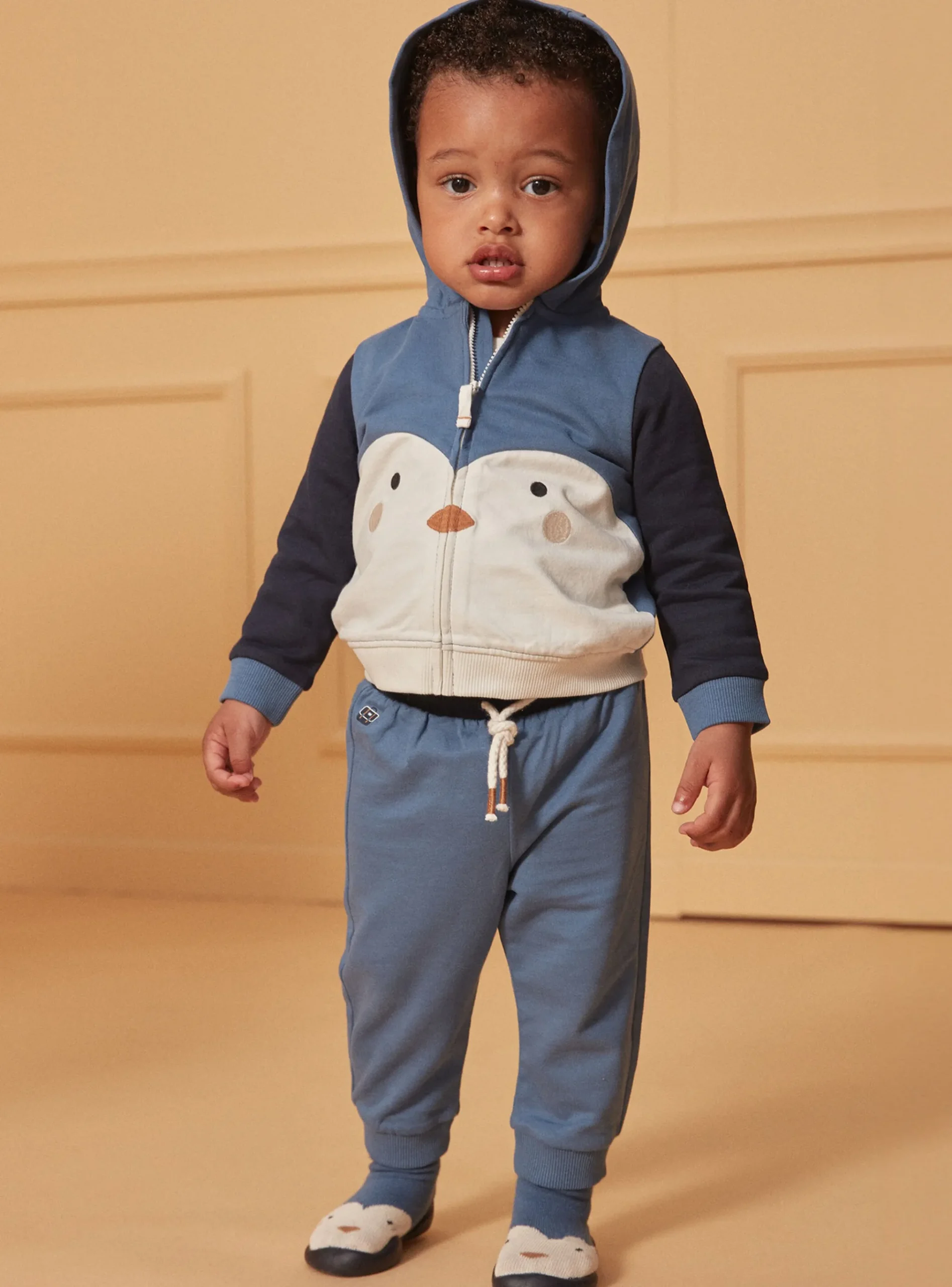 Sergent Major Ensemble Jogging-Sweat à capuche tricolore macareux