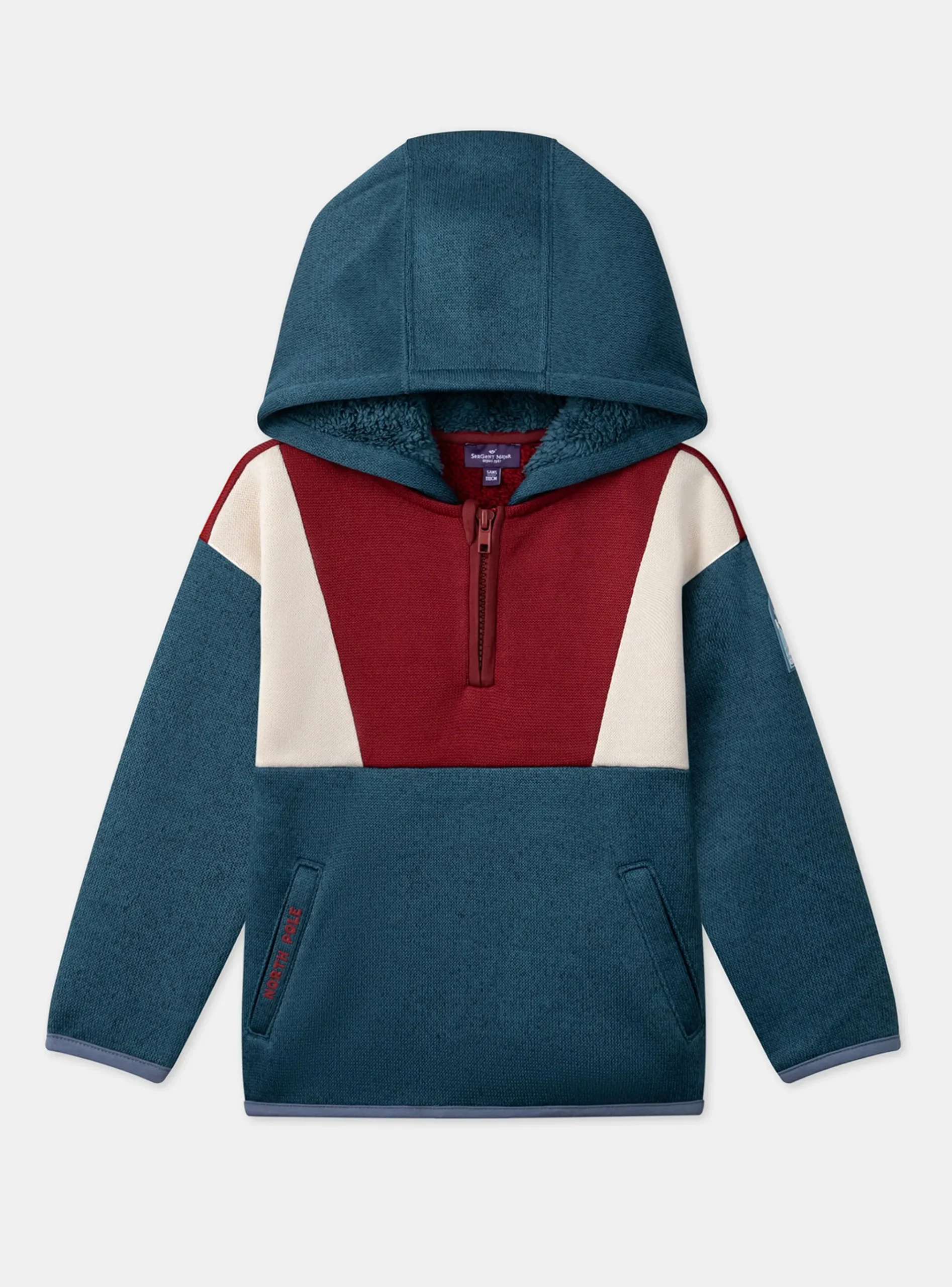 Sergent Major Pull, Gilet & Sweat-Sweat à capuche Tricolore