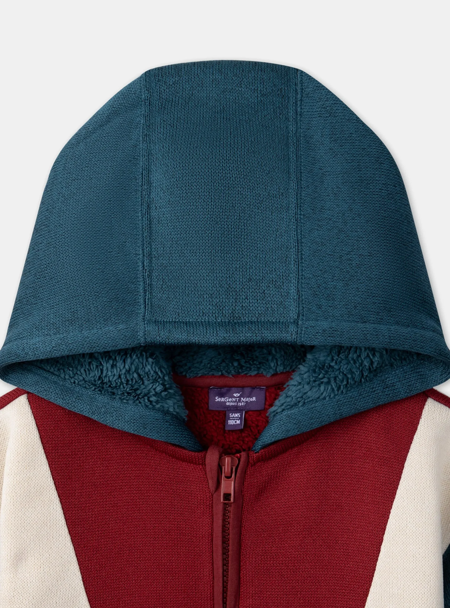 Sergent Major Pull, Gilet & Sweat-Sweat à capuche Tricolore