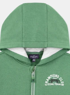 Sergent Major Tenues De Sport-Sweat &agrave; capuche vert