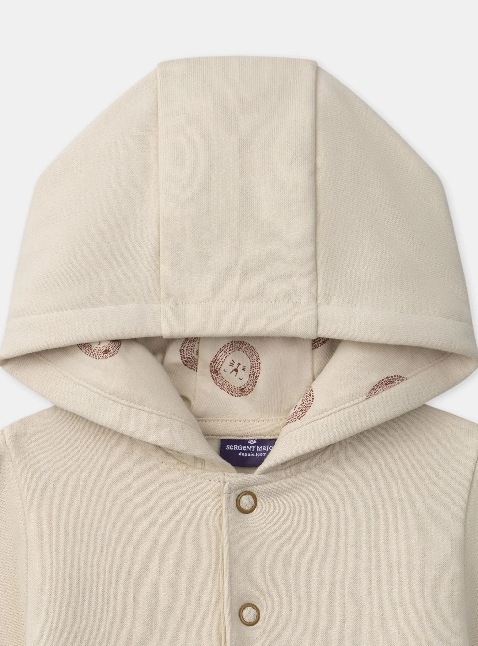 Sergent Major Ensemble Jogging-Sweat à capuche visage d'animal