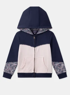 Sergent Major Tenues De Sport-Sweat à capuche zippé fleuri