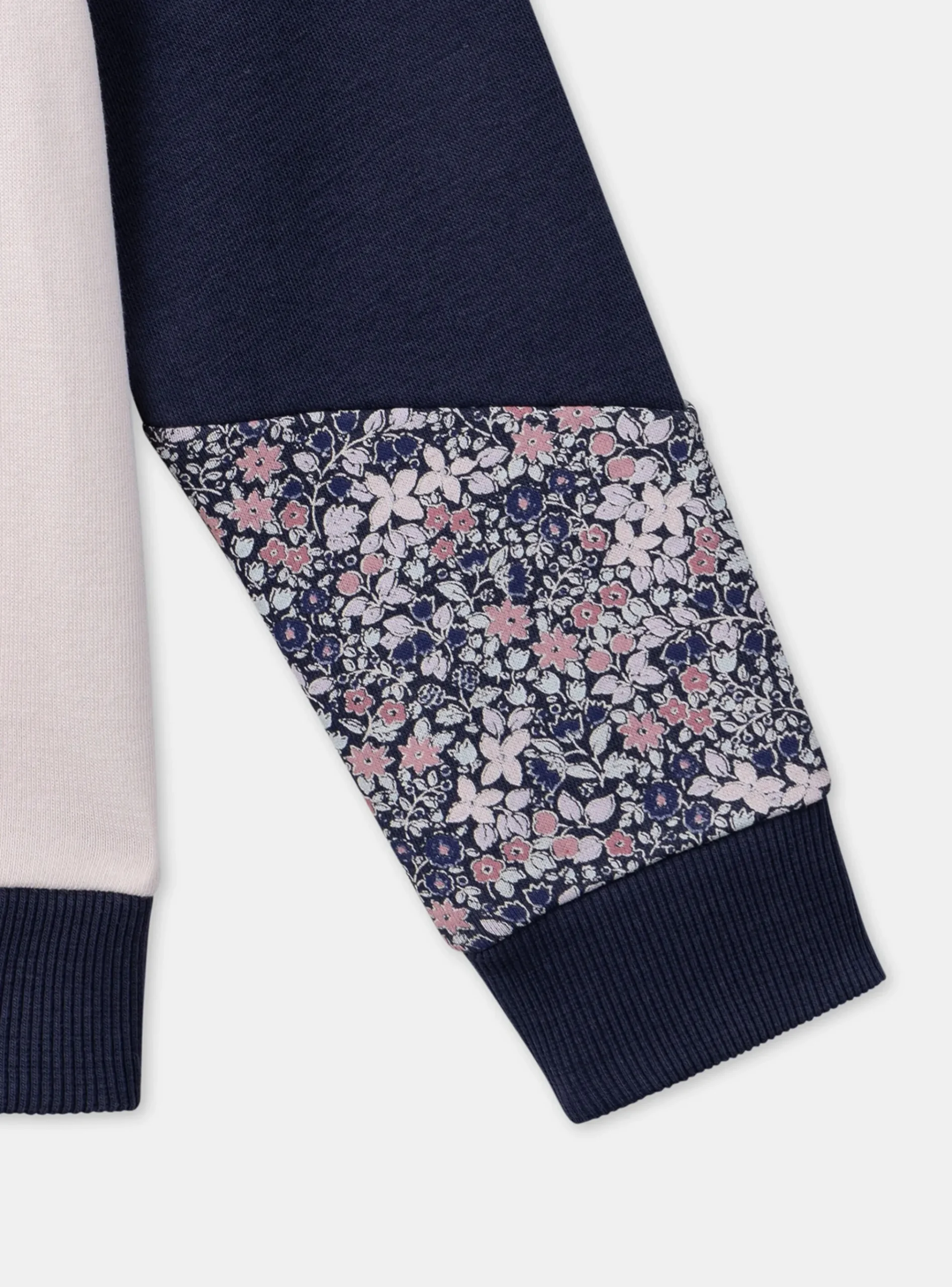 Sergent Major Tenues De Sport-Sweat à capuche zippé fleuri