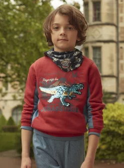 Sergent Major Pull, Gilet & Sweat-Sweat dino à sequins