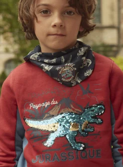 Sergent Major Pull, Gilet & Sweat-Sweat dino à sequins