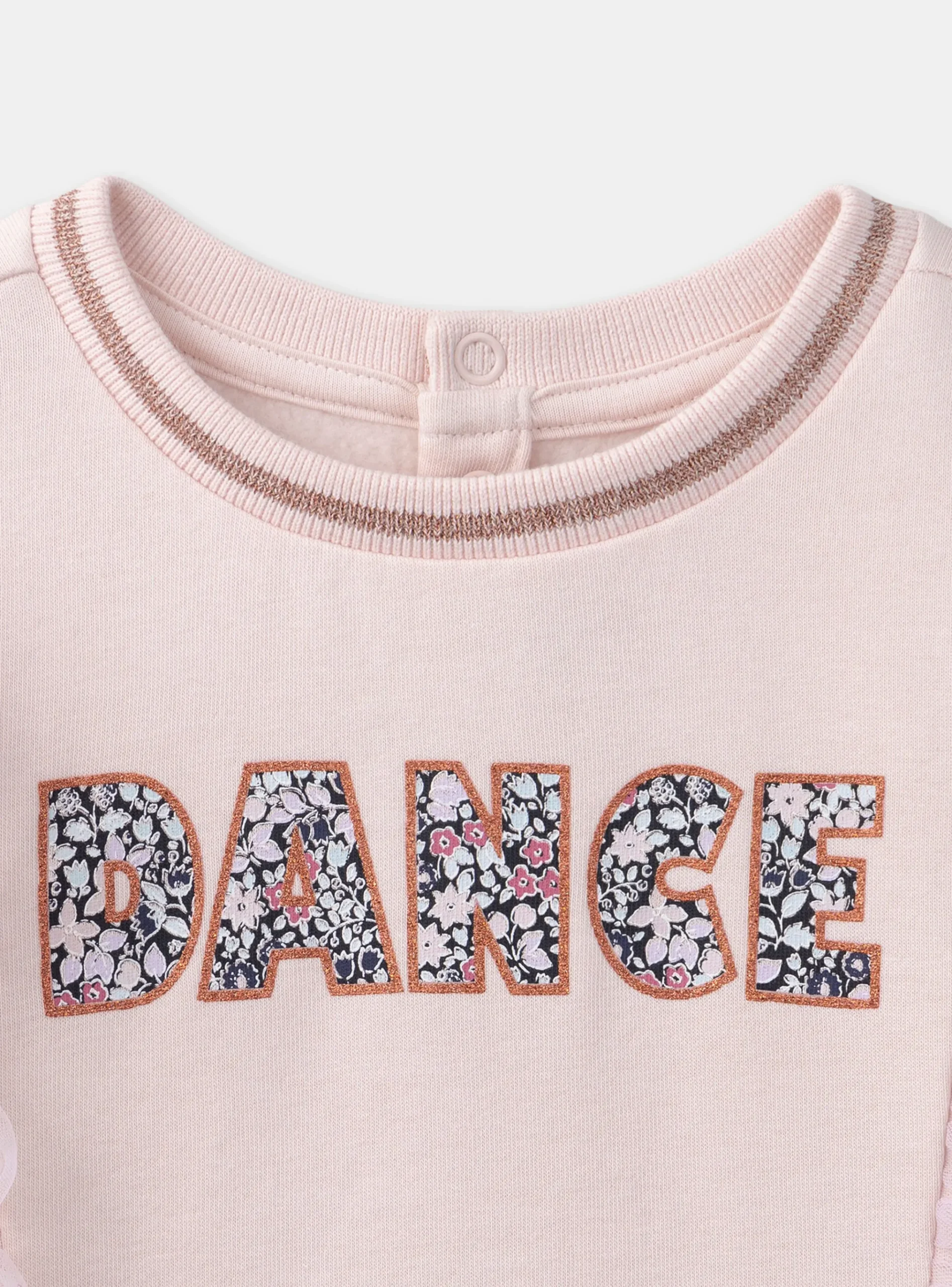 Sergent Major Pull, Gilet & Cardigan-Sweat rose à volants