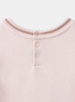 Sergent Major Pull, Gilet & Cardigan-Sweat rose à volants