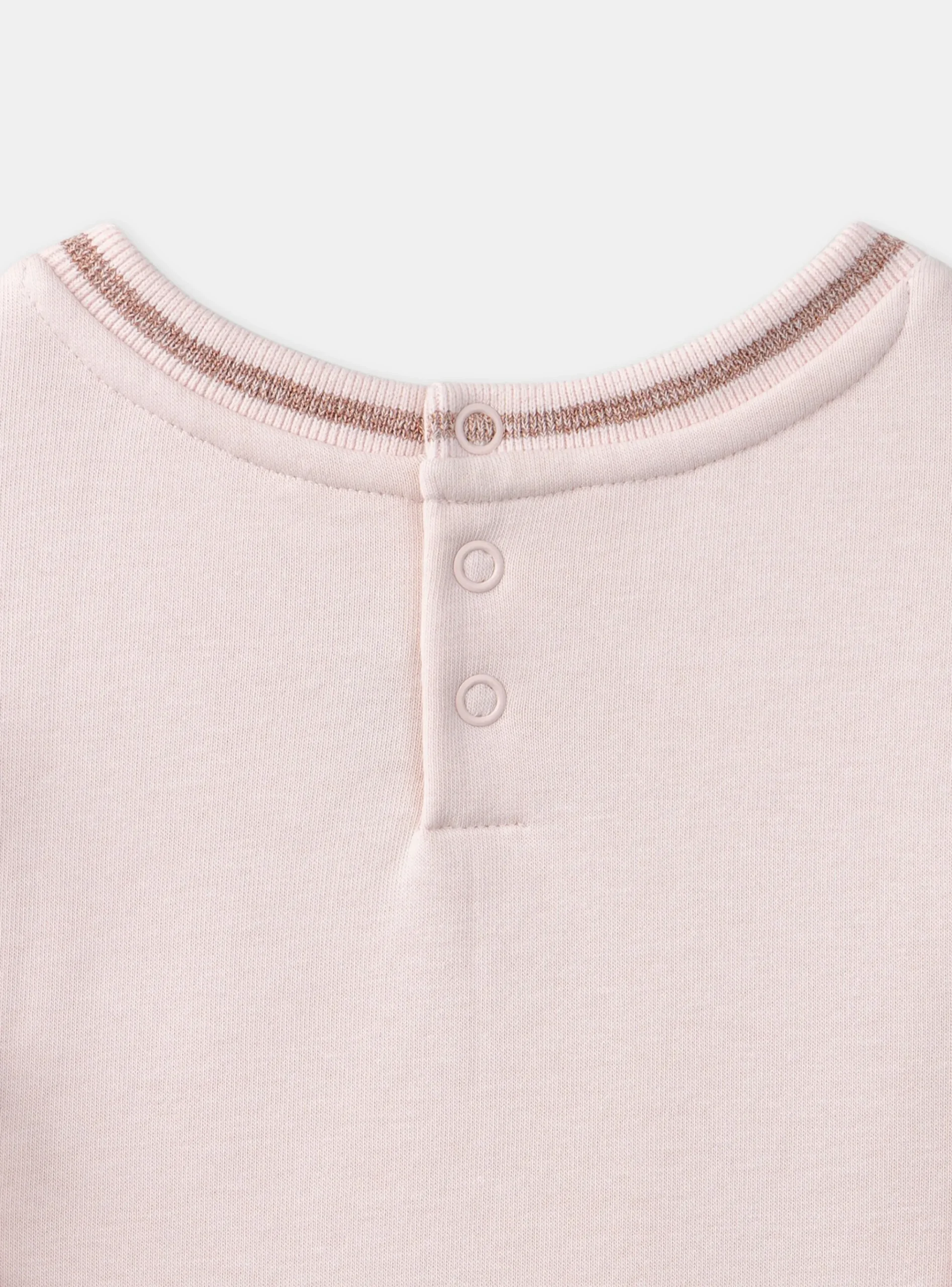 Sergent Major Pull, Gilet & Cardigan-Sweat rose à volants