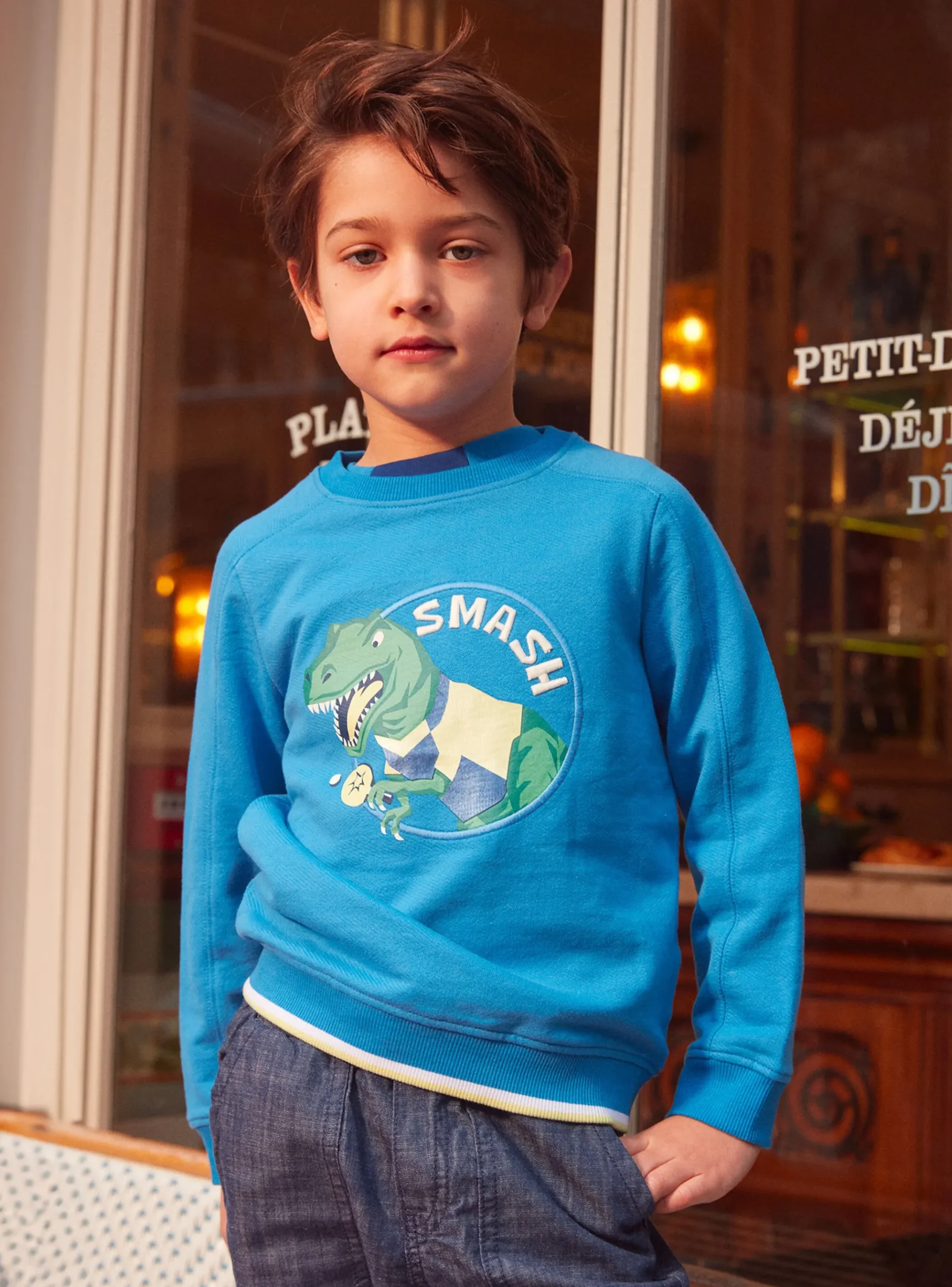 Sergent Major Pull, Gilet & Sweat-Sweat Shirt Bleu