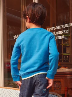 Sergent Major Pull, Gilet & Sweat-Sweat Shirt Bleu