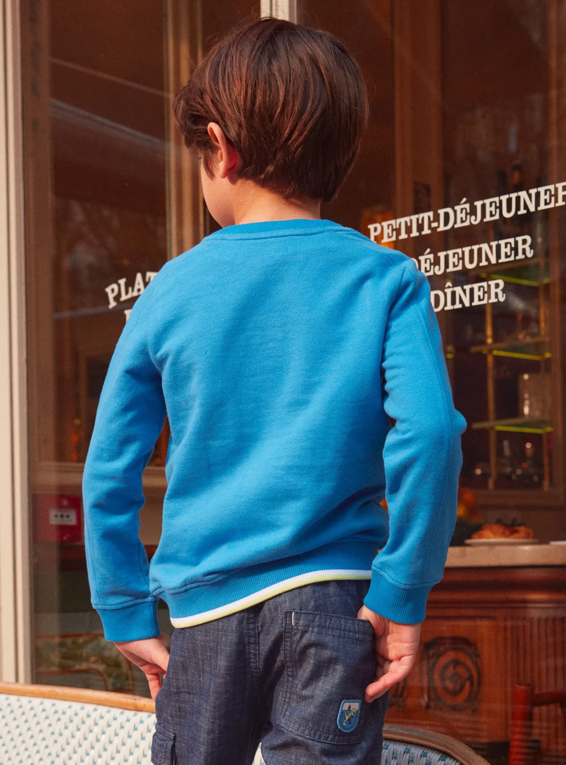 Sergent Major Pull, Gilet & Sweat-Sweat Shirt Bleu