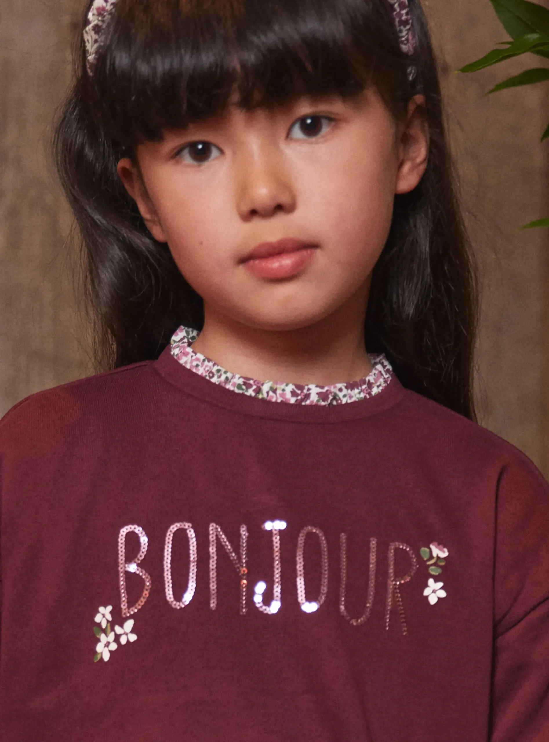 Sergent Major Pull, Gilet & Cardigan-Sweat violet à sequins