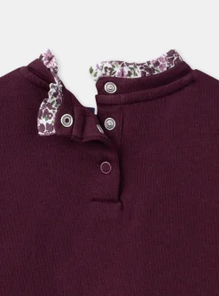 Sergent Major Pull, Gilet & Cardigan-Sweat violet à sequins